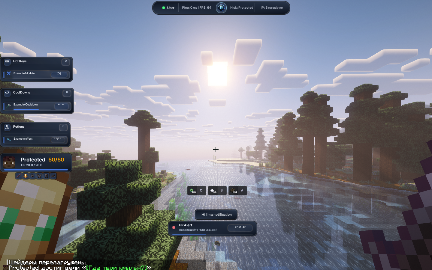 Minecraft with Ronin Visuals